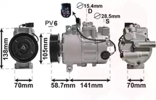 0300K279 VAN WEZEL Компрессор, кондиционер 0300K279 VAN WEZEL Компрессор, кондиционер