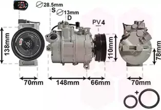 0300K226 VAN WEZEL Компрессор, кондиционер 0300K226 VAN WEZEL Компрессор, кондиционер