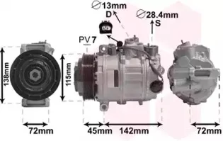 3000K635 VAN WEZEL Компрессор, кондиционер 3000K635 VAN WEZEL Компрессор, кондиционер
