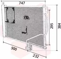 30015298 VAN WEZEL Конденсатор, кондиционер 30015298 VAN WEZEL Конденсатор, кондиционер