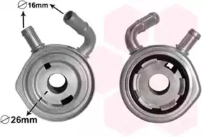 43003611 VAN WEZEL масляный радиатор, двигательное масло 43003611 VAN WEZEL масляный радиатор, двигательное масло