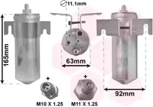 4300D378 VAN WEZEL Осушитель, кондиционер 4300D378 VAN WEZEL Осушитель, кондиционер