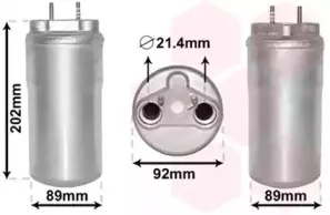 4300D556 VAN WEZEL Осушитель, кондиционер 4300D556 VAN WEZEL Осушитель, кондиционер