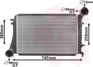 58004268 VAN WEZEL Интеркулер 58004268 VAN WEZEL Интеркулер