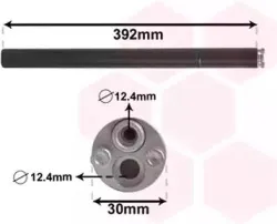 5800D212 VAN WEZEL Осушитель, кондиционер 5800D212 VAN WEZEL Осушитель, кондиционер
