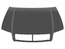 0325660 VAN WEZEL Капот двигателя 0325660 VAN WEZEL Капот двигателя