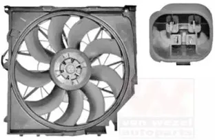 0680747 VAN WEZEL Вентилятор, охлаждение двигателя 0680747 VAN WEZEL Вентилятор, охлаждение двигателя