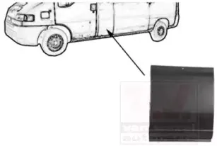 1747105 VAN WEZEL Боковина 1747105 VAN WEZEL Боковина