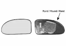 1858861 VAN WEZEL Зеркальное стекло, наружное зеркало 1858861 VAN WEZEL Зеркальное стекло, наружное зеркало