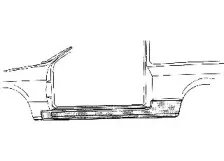 5888102 VAN WEZEL Накладка порога 5888102 VAN WEZEL Накладка порога