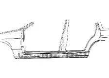 5880104 VAN WEZEL Накладка порога 5880104 VAN WEZEL Накладка порога