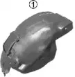 3792434 VAN WEZEL Обшивка, колесная ниша 3792434 VAN WEZEL Обшивка, колесная ниша