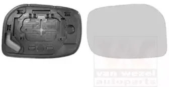 5432832 VAN WEZEL Зеркальное стекло, наружное зеркало 5432832 VAN WEZEL Зеркальное стекло, наружное зеркало