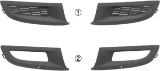 5829593 VAN WEZEL Решетка вентилятора, буфер 5829593 VAN WEZEL Решетка вентилятора, буфер