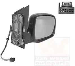 5867808 VAN WEZEL Наружное зеркало 5867808 VAN WEZEL Наружное зеркало