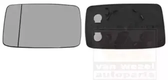 5880833 VAN WEZEL Зеркальное стекло, наружное зеркало 5880833 VAN WEZEL Зеркальное стекло, наружное зеркало