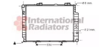 30002191 VAN WEZEL Радиатор, охлаждение двигател 30002191 VAN WEZEL Радиатор, охлаждение двигател