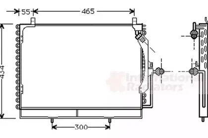 30005161 VAN WEZEL Конденсатор, кондиционер 30005161 VAN WEZEL Конденсатор, кондиционер