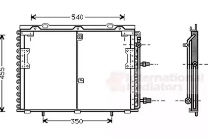30005221 VAN WEZEL Конденсатор, кондиционер 30005221 VAN WEZEL Конденсатор, кондиционер