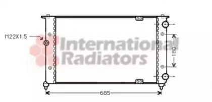 49002021 VAN WEZEL Радиатор, охлаждение двигател 49002021 VAN WEZEL Радиатор, охлаждение двигател