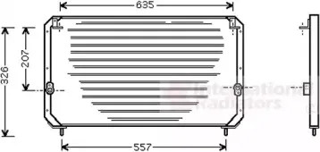 53005202 VAN WEZEL Конденсатор, кондиционер 53005202 VAN WEZEL Конденсатор, кондиционер