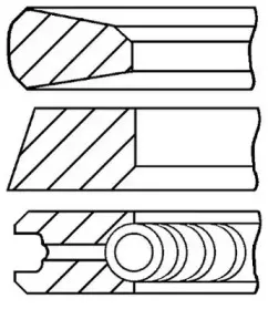 08-337000-00 GOETZE ENGINE Комплект поршневых колец 08-337000-00 GOETZE ENGINE Комплект поршневых колец