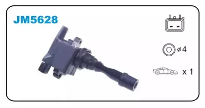 JM5628 JANMOR Катушка зажигания JM5628 JANMOR Катушка зажигания