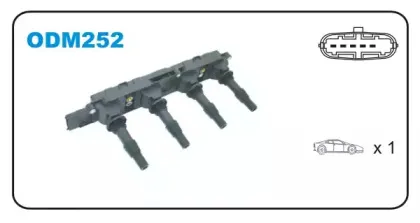 ODM252 JANMOR Катушка зажигания ODM252 JANMOR Катушка зажигания