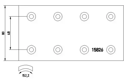 1582602 TEXTAR Комплект тормозных башмаков, барабанные тормоза 1582602 TEXTAR Комплект тормозных башмаков, барабанные тормоза