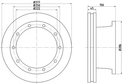 93117700 TEXTAR Тормозной диск 93117700 TEXTAR Тормозной диск