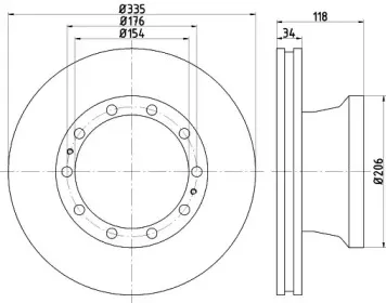 93143100 TEXTAR Тормозной диск 93143100 TEXTAR Тормозной диск
