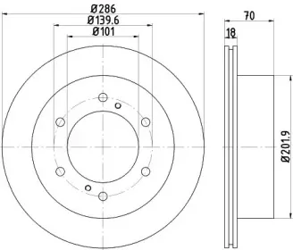 92198303 TEXTAR Тормозной диск 92198303 TEXTAR Тормозной диск