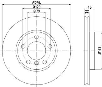 92277805 TEXTAR Тормозной диск 92277805 TEXTAR Тормозной диск