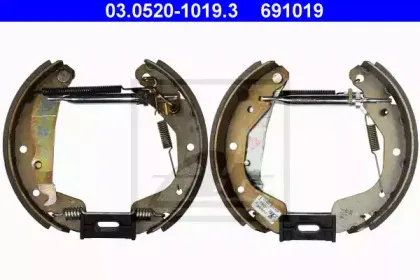03.0520-1019.3 ATE Комплект тормозных колодок 03.0520-1019.3 ATE Комплект тормозных колодок