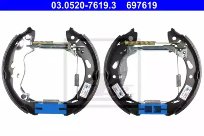 03.0520-7619.3 ATE Комплект тормозных колодок 03.0520-7619.3 ATE Комплект тормозных колодок