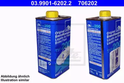03.9901-6202.2 ATE Тормозная жидкость 03.9901-6202.2 ATE Тормозная жидкость