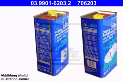 03.9901-6203.2 ATE Тормозная жидкость 03.9901-6203.2 ATE Тормозная жидкость
