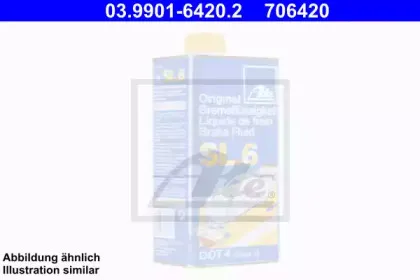 03.9901-6420.2 ATE Тормозная жидкость 03.9901-6420.2 ATE Тормозная жидкость
