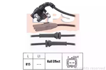 1.960.063 EPS Датчик, частота вращения колеса 1.960.063 EPS Датчик, частота вращения колеса