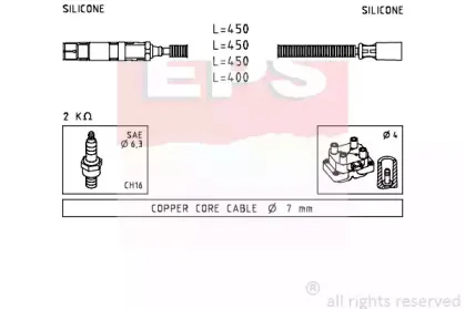 1.499.234 EPS Комплект проводов зажигания 1.499.234 EPS Комплект проводов зажигания