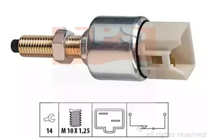 1.810.092 EPS Выключатель фонаря сигнала торможения 1.810.092 EPS Выключатель фонаря сигнала торможения