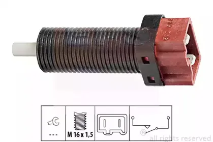 1.810.116 EPS Выключатель фонаря сигнала торможения 1.810.116 EPS Выключатель фонаря сигнала торможения