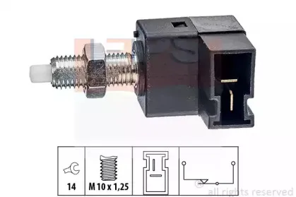 1.810.300 EPS Выключатель фонаря сигнала торможения 1.810.300 EPS Выключатель фонаря сигнала торможения