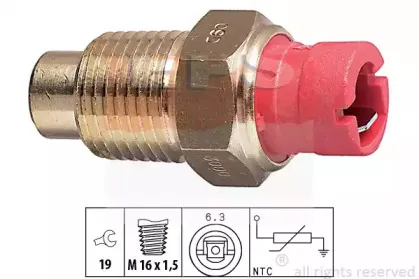 1.830.000 EPS Датчик, температура охлаждающей жидкости 1.830.000 EPS Датчик, температура охлаждающей жидкости