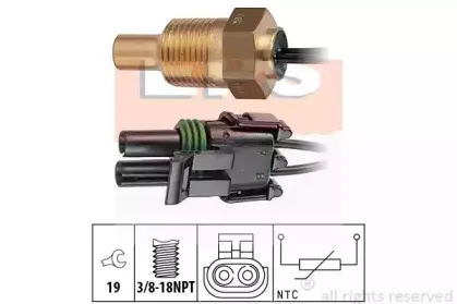 1.830.307 EPS Датчик, температура охлаждающей жидкости 1.830.307 EPS Датчик, температура охлаждающей жидкости