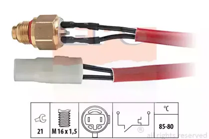 1.850.150 EPS Термовыключатель, вентилятор радиатора 1.850.150 EPS Термовыключатель, вентилятор радиатора