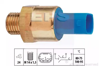 1.850.694 EPS Термовыключатель, вентилятор радиатора 1.850.694 EPS Термовыключатель, вентилятор радиатора