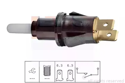 1.860.003 EPS Выключатель, фара заднего хода 1.860.003 EPS Выключатель, фара заднего хода