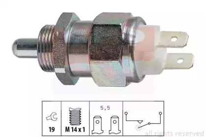 1.860.021 EPS Выключатель, фара заднего хода 1.860.021 EPS Выключатель, фара заднего хода