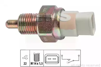 1.860.042 EPS Выключатель, фара заднего хода 1.860.042 EPS Выключатель, фара заднего хода